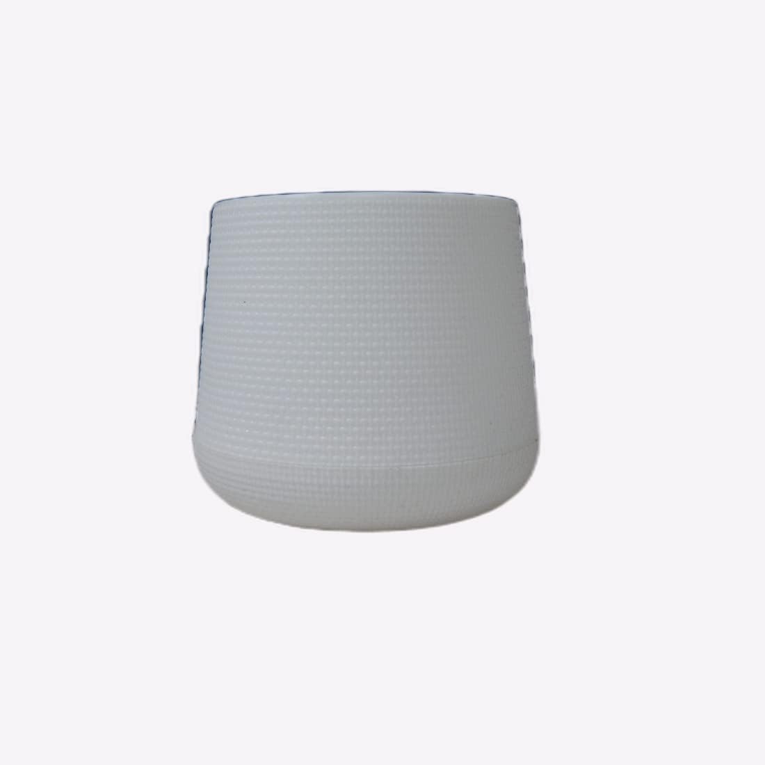 Credence Multicolour Self Watering Pots 9 inch/Self Watering Pot/Flower pots/Virgin Plastic Multicolour Flower Pot/Plant Pots for Home Decor, Living Room and Office Decor (White)