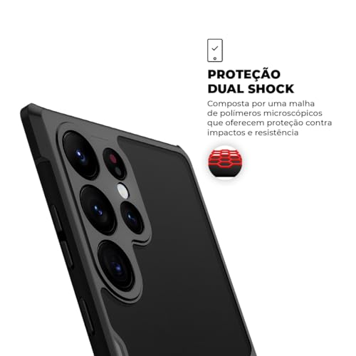 Gshield Capa Case Capinha Dual Shock X para Samsung Galaxy (S23 Ultra)