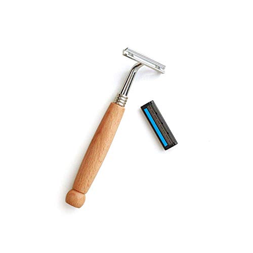 Image of Tjori Razor - Natural Wood,