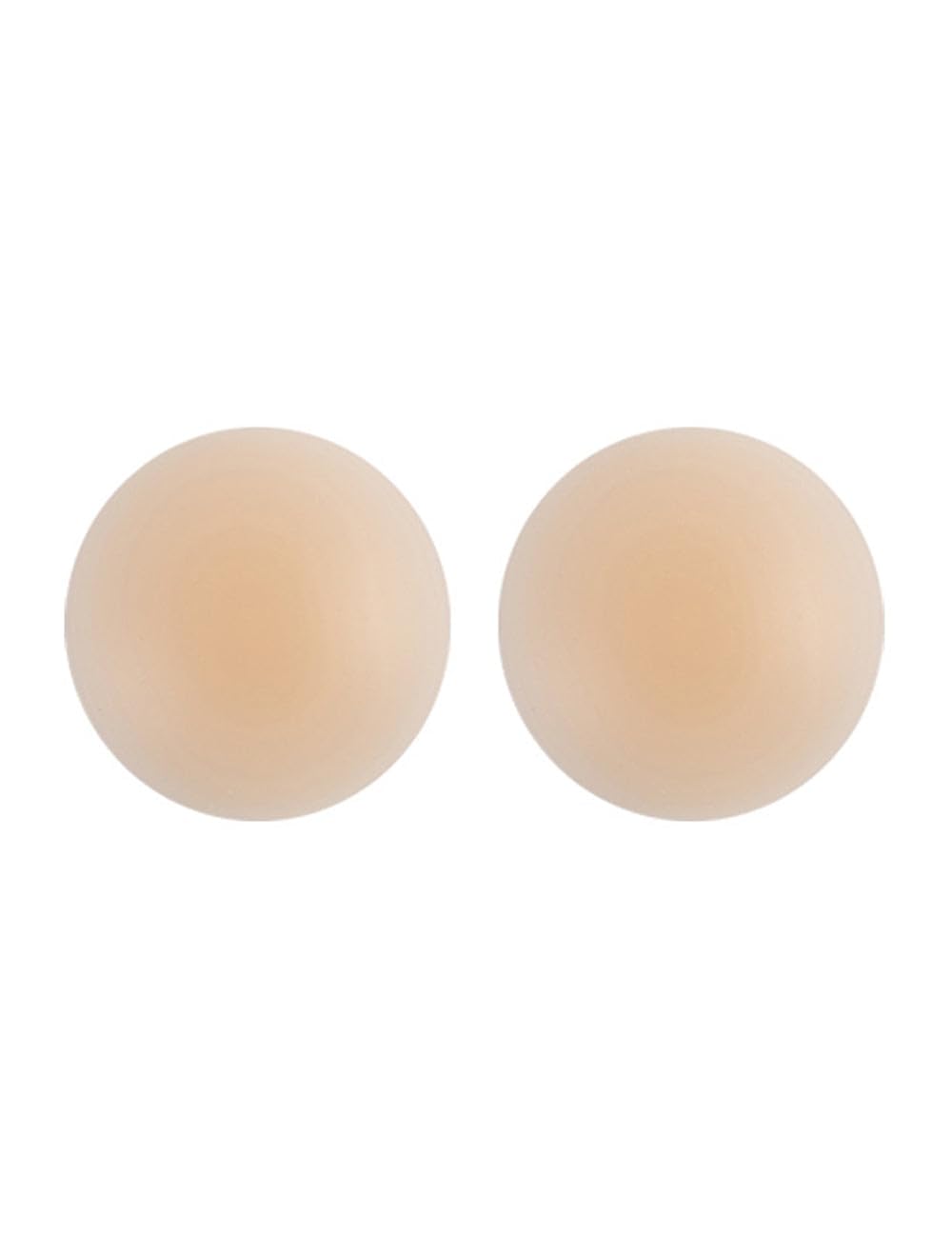 Skin Color Round No Glue Self Adhesive Silicone Pasties | Size : One size fits most-image-24