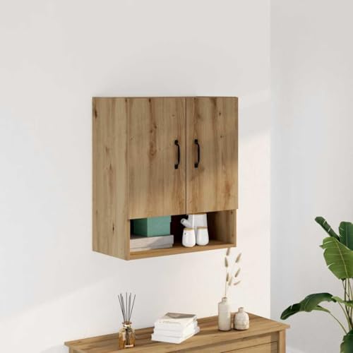 Armoire murale chêne Artisan pour optimiser les petits espaces muraux