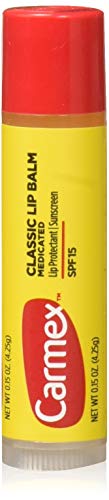 Carmex Classic Lip Balm, Lip Protectant Sunscreen SPF 15, 0.15 Oz