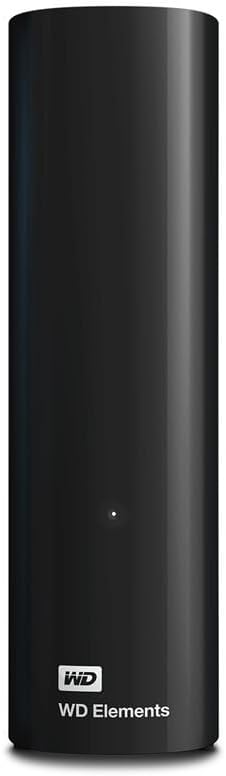WD 26TB Elements External Desktop Hard Drive, USB 3.1 Gen 1, Fast transfer rates, Easy add on storage for all your pictures, videos, music and documents, Black