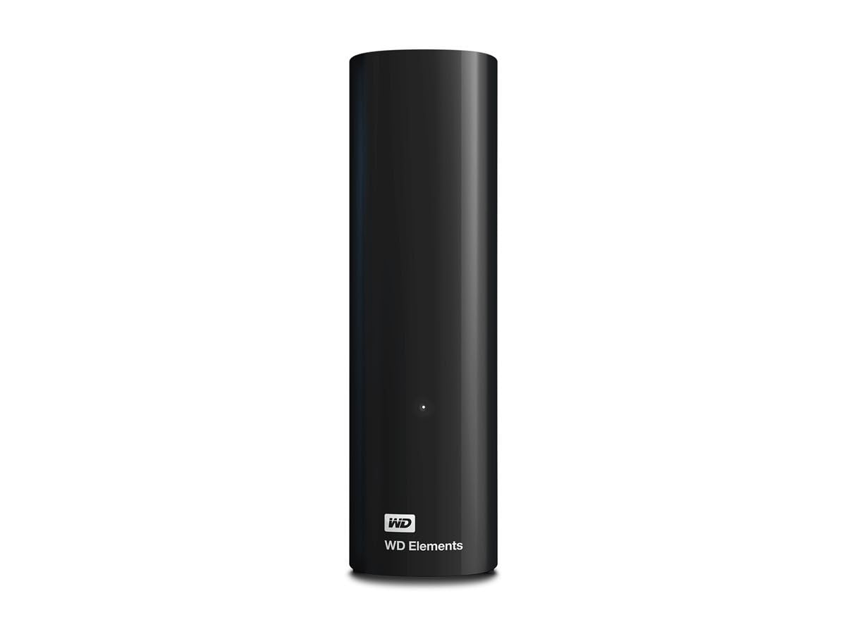 WD Elements 26 TB Desktop-Speicher, USB 3.1 Gen 1-kompatibel, Zusatzspeicher für Fotos, Musik, Videos und alle Anderen Dateien, stoßfest, Schwarz