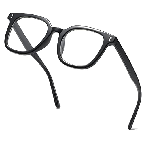 Aisswzber Full Frame Eyewear Square Glasses Clear Lens Non Prescription For Women Men Teens Teens #TOP9