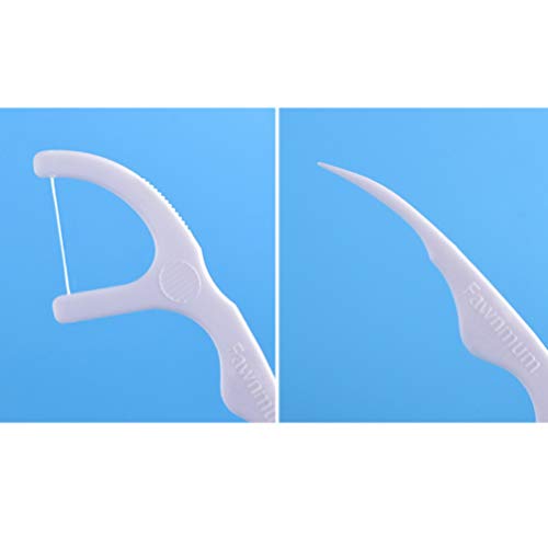 EXCEART 200 Pcs Fio Dental Varas Frescas Limpa Fio Pega Sedoso Conforto Fio Dental para Remover a Pl