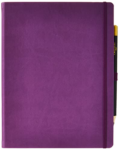 Castelli RQ27/25-477 Large Lined Ruled Tucson Notebook - Purple