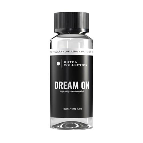 Hotel Collection Diffuser Oil - Dream On - Aromatherapy Essential Fragrance Oil - Luxury Hotel Inspired -White Tea Cedarwood & Amber - 120ML 4.1 Fl oz