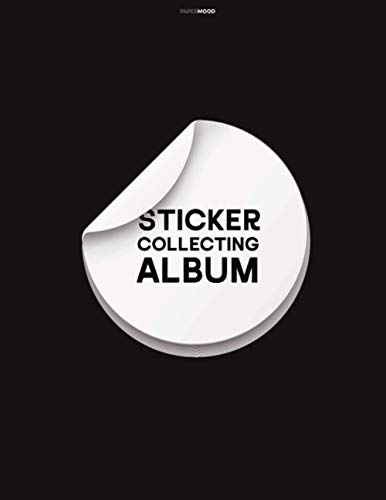 Sticker Collecting Album: Blank Page Book for Stickers Collection- Notebook for Kids and Adults- Minimalistic Design- Fun Activity Book for Girls & Boys image 2