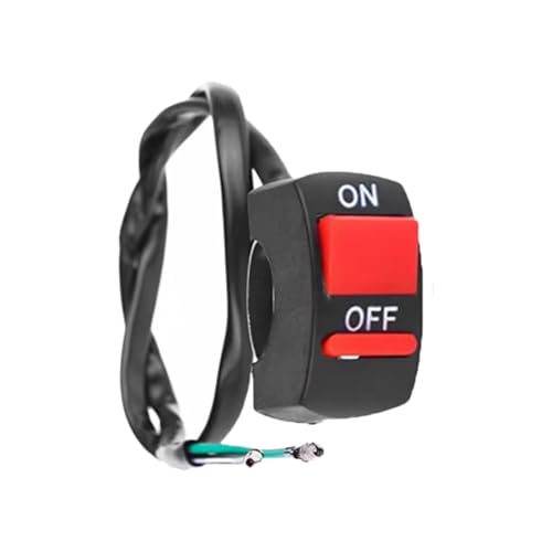 Interrupteur guidon moto étanche boutons alimentation marche double universel