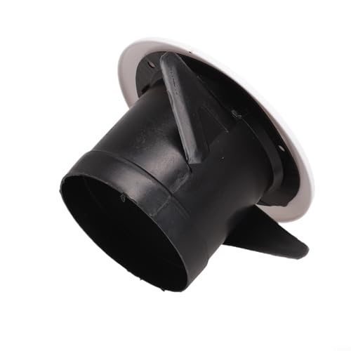 Griglia di ventilazione da parete regolabile con griglia di ventilazione rotonda in ABS per un migliore controllo del flusso d'aria in ambienti interni (75 mm)