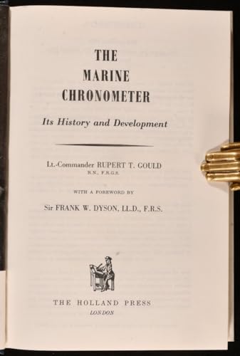 The marine chronometer: its history and develop... 0900470178 Book Cover