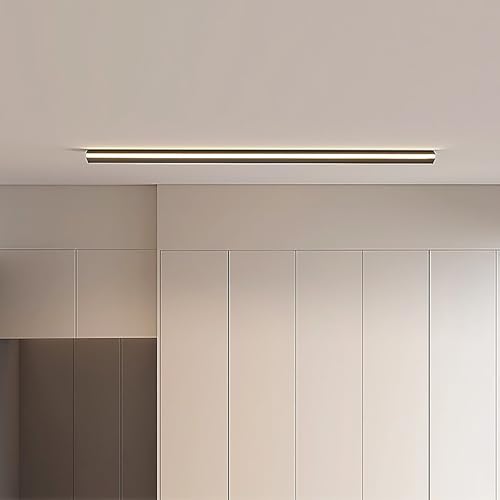 Lampe de plafond LED dimmable 120cm pour illuminer votre grand salon moderne - 6