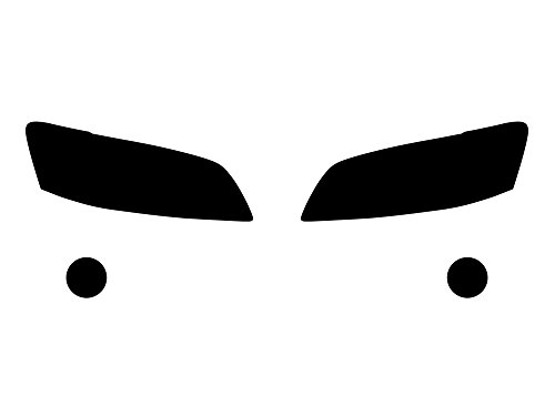 Rvinyl Headlight Tint Covers Compatible with Pontiac G8 2008-2009 - Smoke