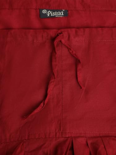 Image of Pistaa's Women's Regular Fit High Rise Combo of 3 Solid Pure Cotton Patiala Salwar