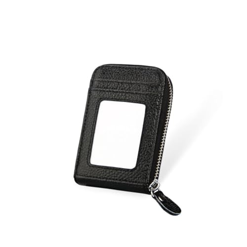 VICASKY Anti-Theft Compact Leather Card Holder for Men Women – Multi-Card Organizer Wallet with Zipper Slim Design for Travel Business4