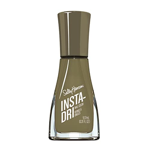 Sally Hansen Insta-Dri Nail Polish | Quick Dry Long Lasting Streak-Free Shine | Opaque Glossy | 529 Later Alligator | Emerald Green Nail Color