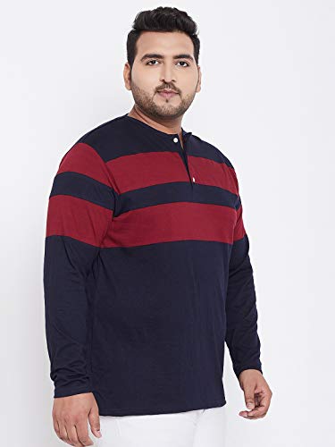 Image of Bigbanana Plus Size Men's Henley T-Shirt