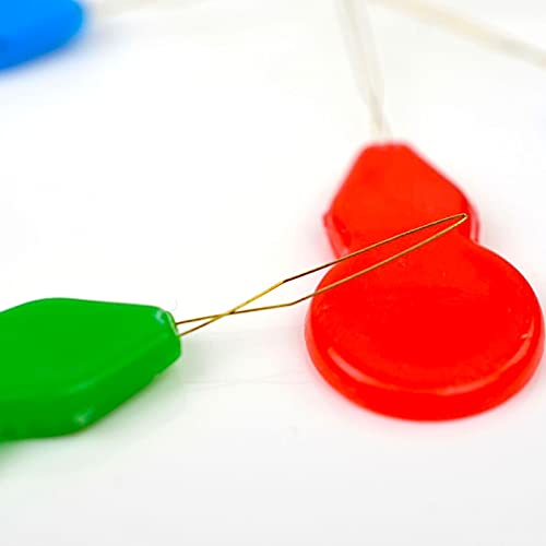 10 PCS/Set Sewing Stitch Bow Wire Needle Threader Insertion Tool Random Color Hand Sewing Machines Sew Easy Automatic Needle Th - (Color: Random color)