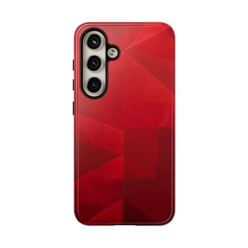 Coque Samsung S24 rouge abstrait pour sublimer votre look urbain chic
