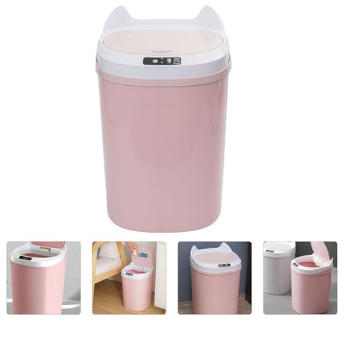 Bote de basura inteligente recargable Garneck rosa miniatura 6
