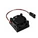2024 Cooling Square 1/2 Dual Fan Single Fan with Heatsink for Raspberry Pi 3B/3B+