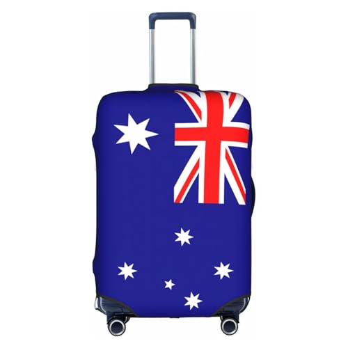 Housse valise australienne blanche extensible protection bagage soute moyenne taille M 65cm