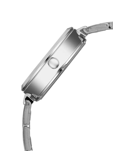 Image of Fastrack Vyb Starlet with Quartz Analog White Mother of Pearl Dial Steel Stainless Steel Strap Watch for Girls - FV60116SM01W