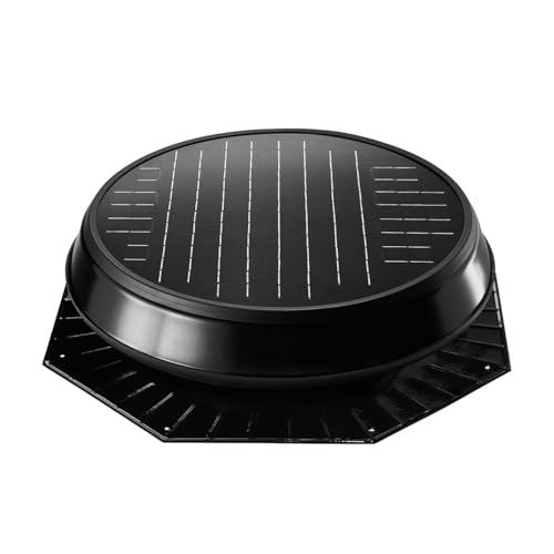 Solatube® Roof Mount 2400 Solar-Powered Attic Fan - 33 Watt