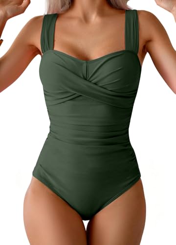 Monokini vintage femme maillot de bain une pièce gainant chic