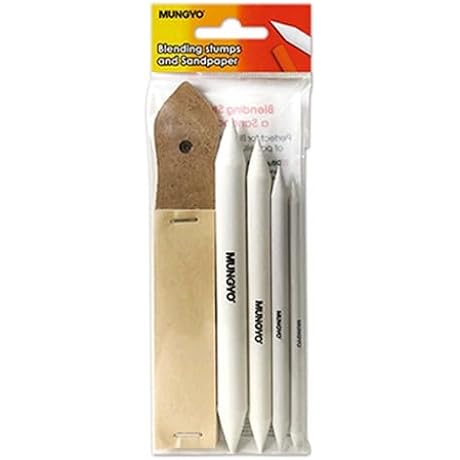 Mungyo Gallery Oil Pastels Blending Set with Stumps and Sandpapers