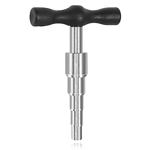 【Materiale Eccellente】 Il calibratore è realizzato in materiale d'acciaio di alta qualità, caratterizzato da elevata resistenza ai danni e durata, che soddisfa le esigenze dell'installazione quotidiana della tubazione e può essere utilizzato a lungo.
