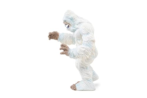 Papo - Yeti Figur - Handbemaltes abscheuliches Schneemann-Spielzeug für Kinder ab 3 Jahren - Fantasy-Eismonster mit verschneitem Fell und Krallenhänden - robuster Kunststoff - Mittelalterliche