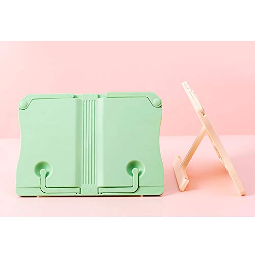 Portable Bookend Stand Reading Book Stand Books Recipe Shelf Folding Holder For Music Score Recipe Tablet,Pink #TOP3