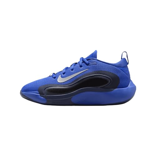 Nike IsoFly Big Kids' Basketball Shoes (FN4384-402, Game Royal/Thunder Blue/Black/Wolf Grey) Size 7