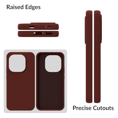 Image of SPRIG Compatible with IQOO 15 5G SilkTone Silicone Back Cover Drop Tested Shock Proof Mobile Case for Men, Women, Boys and Girls with Camera Protection (Dark Brown)