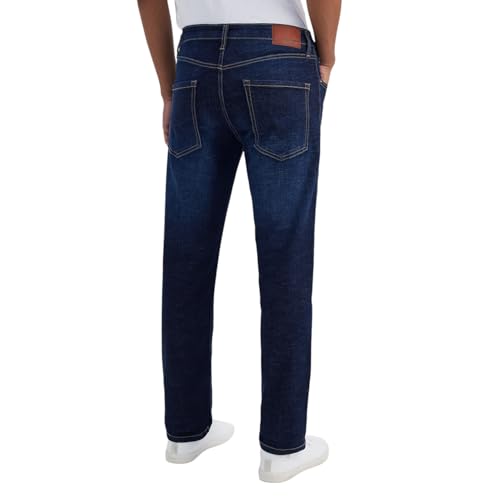 Image of Pepe Jeans Men's Straight Fit Jeans|Mid Rise |Stretchable Fabric| Jeans for Men | Available in Plus Size