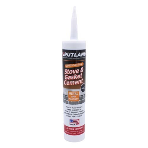 Rutland Stove Gasket Cement Black 10.3 Oz Cartridge - 78