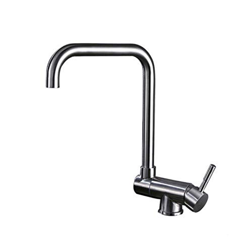 Robinet d'evier rotatif en acier inoxydable 304 de qualite superieure