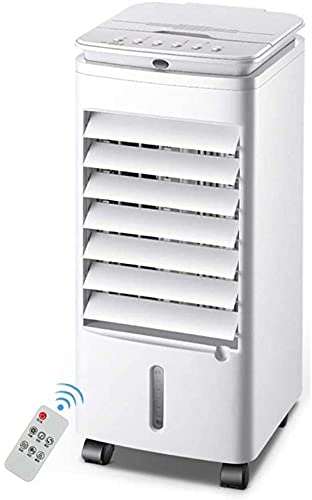 Enfriador De Aire Para La Oficina En El Hogar Enfriadores De Aire Acondicionador Compacto Enfriador Evaporativo De 3 Vientos Purificador Y Humidificador Con Control Remoto Enfriador De Pantano Móvil