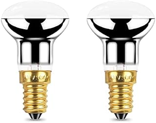 ERKOON R39 Lava Lamp Reflector Bulbs, 30W E14 Spot Reflector Bulbs, SES Small Edison Screw Cap Warm White 2700K for Living Rooms, bedrooms, Kitchens(250 LM/2 Pack)