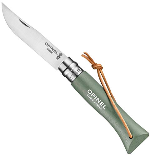 OPINEL O002203 No.6, mosgroen TRADICIYON COLORAMA, zilver