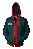 NewDong Adult & Kids Miles Morales Hoodie Sweatshirt Zipper Jacket Coat Cosplay Costume Green...