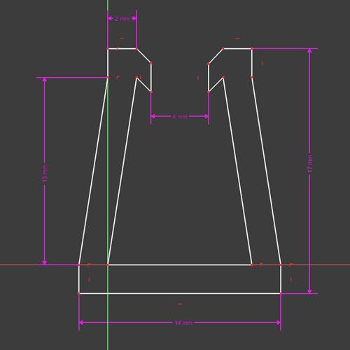 Image of Replacement Clip for Color-Changing Neon Flex Light - 3D Printed - Fits American Lighting Neon Flex (20)