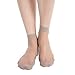 Stocking Fox Women's 3-Pack 15-Denier Silky Anti-Slip Sheer Ankle Sock