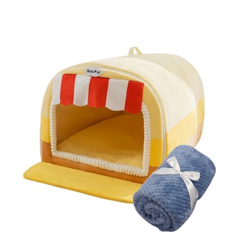 FWYTT �y�b�g�x�b�h �~�p �y�b�g�n�E�X ���� �h�[���^ 2way ���L�p �܂肽���݉� ��/�L�n�E�X �I�[���V�[�Y�� ���� ����~�� �ӂ�ӂ� �N�b�V�����t�� �������薰��� �L���p ���K �ۉ� �����΍� �Q�� ��g�[ �y�b�g�p�i (L (�����̏d