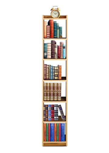 Image of SBF Furniture Tree Bookshelf Floor Standing Bookcase Free Standing Multipurpose Storage Rack for Books Magazines Organizer Showcase DIY (GHODO - Yellow, GHODO)