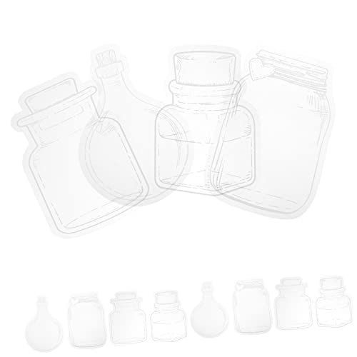 SHINEOFI 20pcs Dried Flower Bookmark Sticker Botanical Stickers Hand Decor Scrapbook Sticker Supplies DIY Pet Stickers Chair Leg Floor Protectors Notebook Sticker Jar Plant Student The Pet