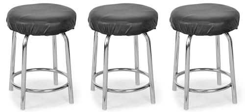 Image of GOYALSON Durable Doctor Medical Stool for Office Home with Comfortable Cushion seat (Black, 3)