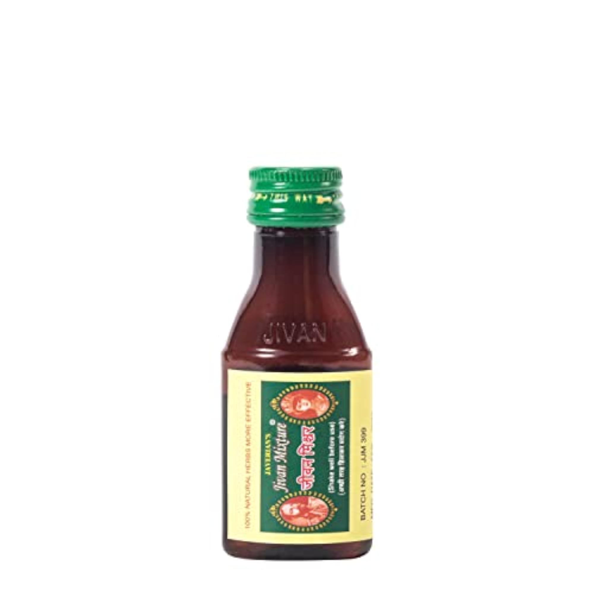 JAVERIAN'S JIVAN Mixture Syrup 30ML Pack of 12, Natural Health